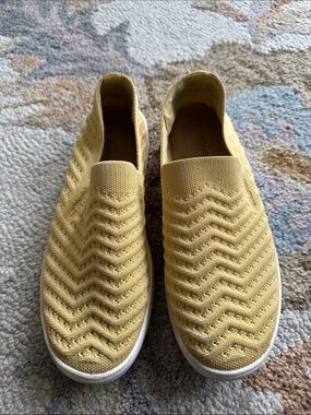Sonoma Yellow Slip-On Knit Sneakers